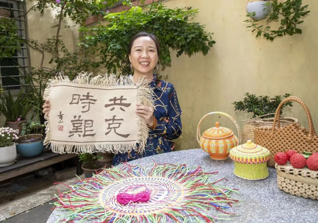 草編傳承人袁潔